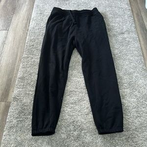 H&M sweatpant black heavy weight
